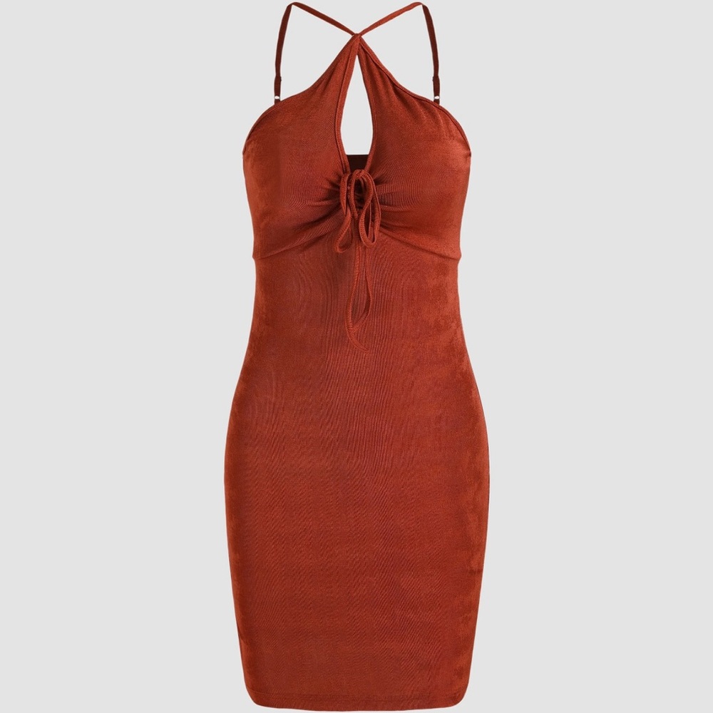 Ready for a night out? This burnt orange piece is brand new & ready for you!